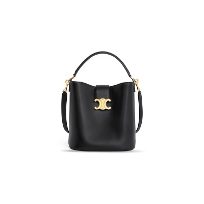 CELINE MEDIUM BUCKET LOUISE IN SMOOTH CALFSKIN 116613FX9.38NO (28*24*16cm)